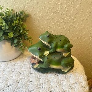 Green Frog Figurine